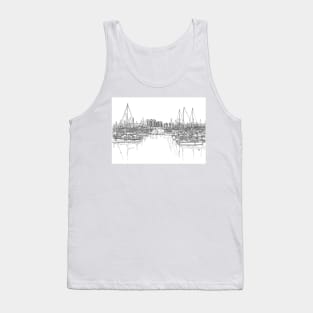 Boats in London Tank Top